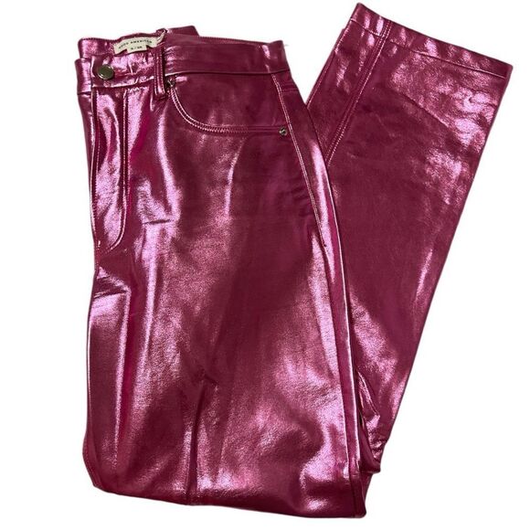 Good American pink metallic jeans - Picture 3 of 8